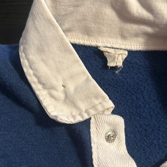 Vintage 70s Sweatshirt/Polo single Stitch Blue California Tourist Graphic Logo M - Picture 6 of 12